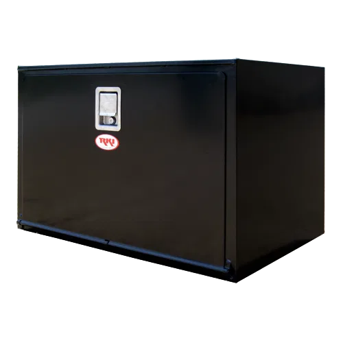 H362424 – RKI Tool Box, Underbody Single Lid Powder Coated Black Steel 36 Inch Length x 24 Inch Width x 24 Inch Heigh...